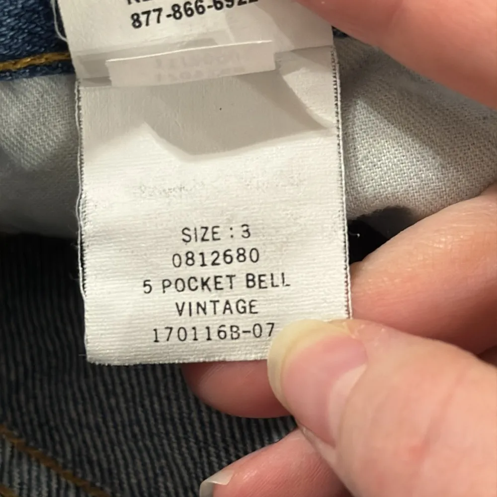 New Tommy Hilfiger Tommy 5 Pocket Bell Bottom Vintage Low Rise Flared jeans sz 3 - Image 11