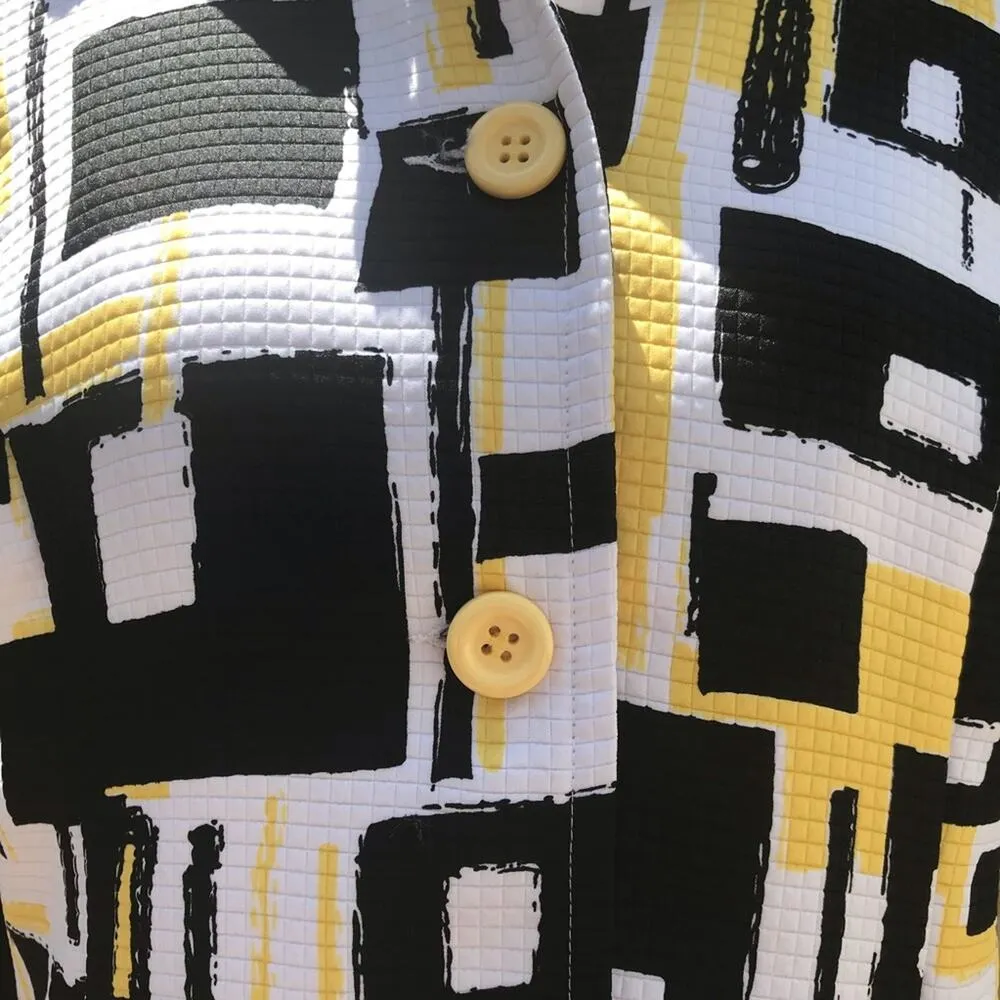 Erin London Retro MOD Geometric printed jacket - Image 2