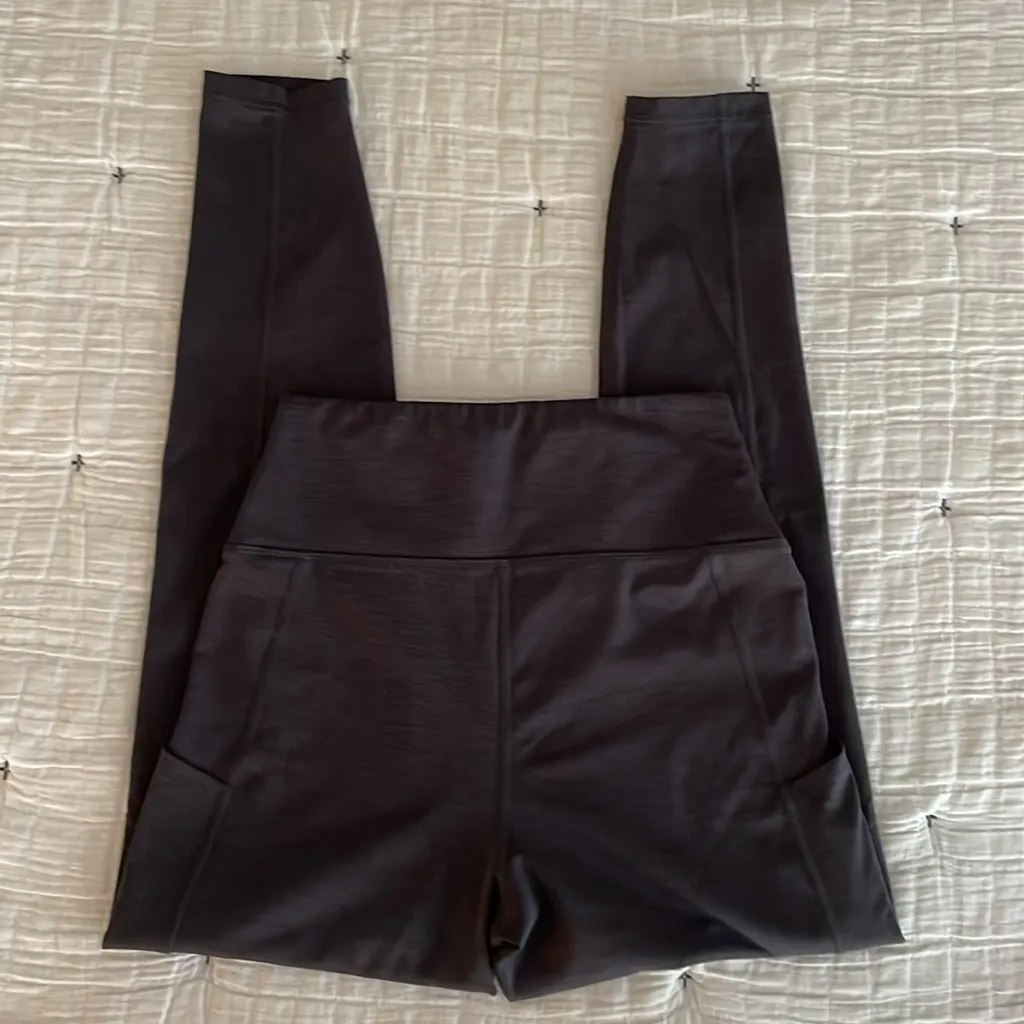 AMERICAN EAGLE AE The Everything Pocket Legging Curvy Spacedye Charcoal Size S - Image 14