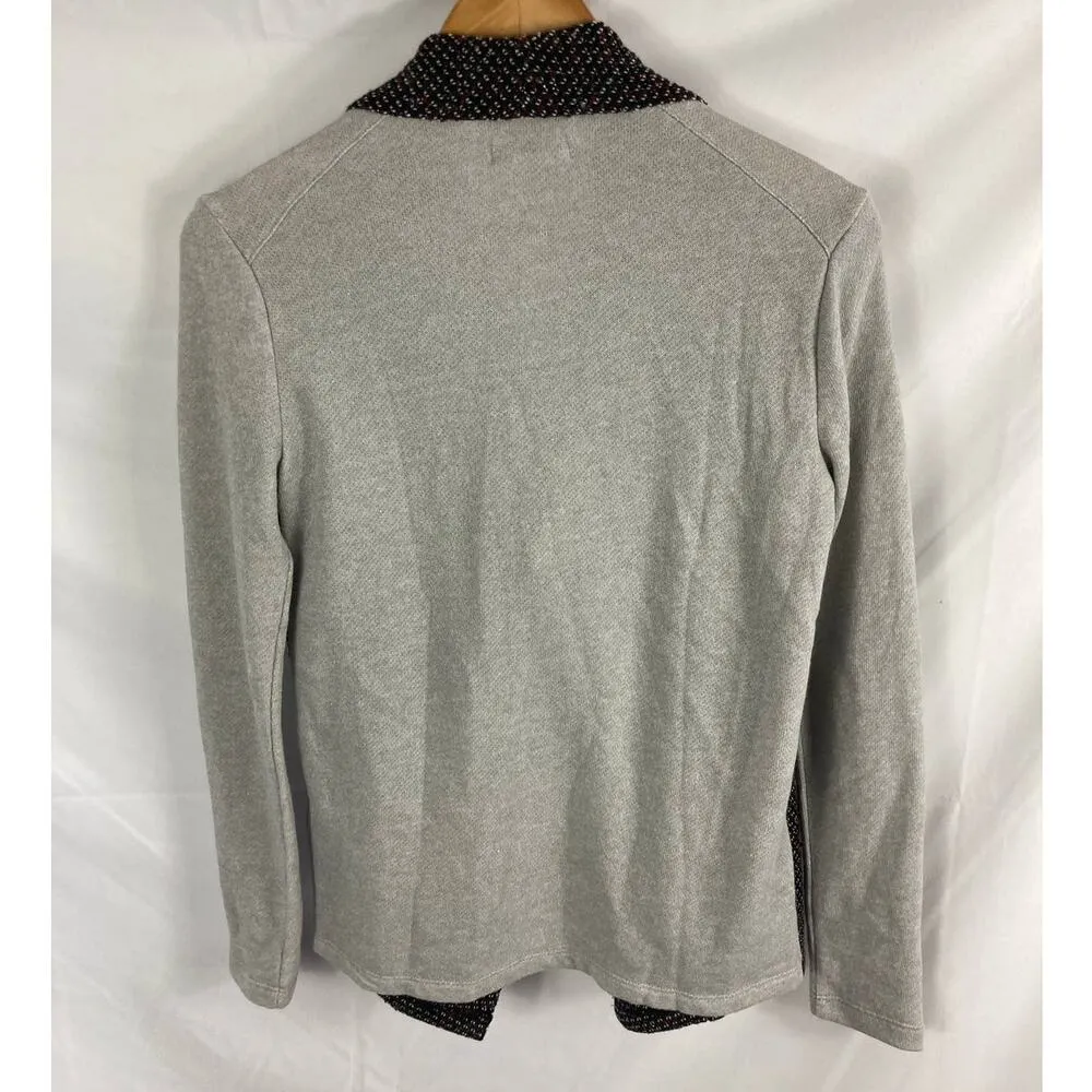 LUCKY BRAND lotus shawl open cardigan sweater XS - Image 7