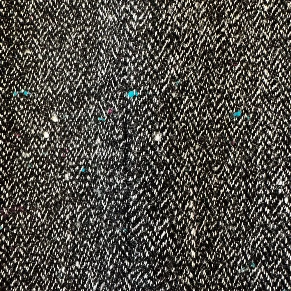 Gianni Vintage Wool Blend Made in the USA Heather Gray Button Down SZ 12 - Image 12