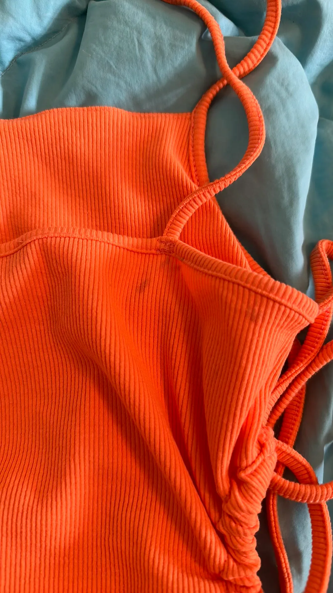 ZARA Orange Dress - Image 3