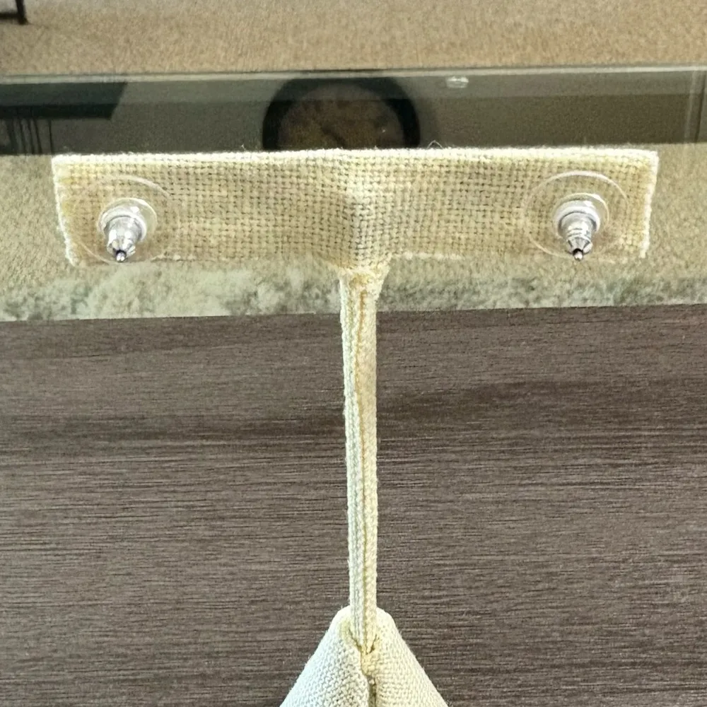 Silver Shades of Blue Stud Earrings - Image 2