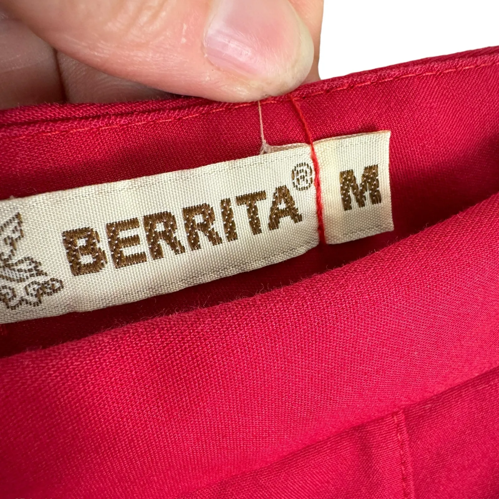 Berrita Hot Pink Barbie Colorful Cheeky High Rise Pleated Hot Pants Shorts‎ Sz M Size M - Image 4