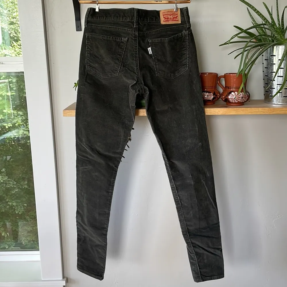 Levi’s 710 Super Skinny Micro Corduroy Pants Jeans in Size 27 Chocolate Brown - Image 6