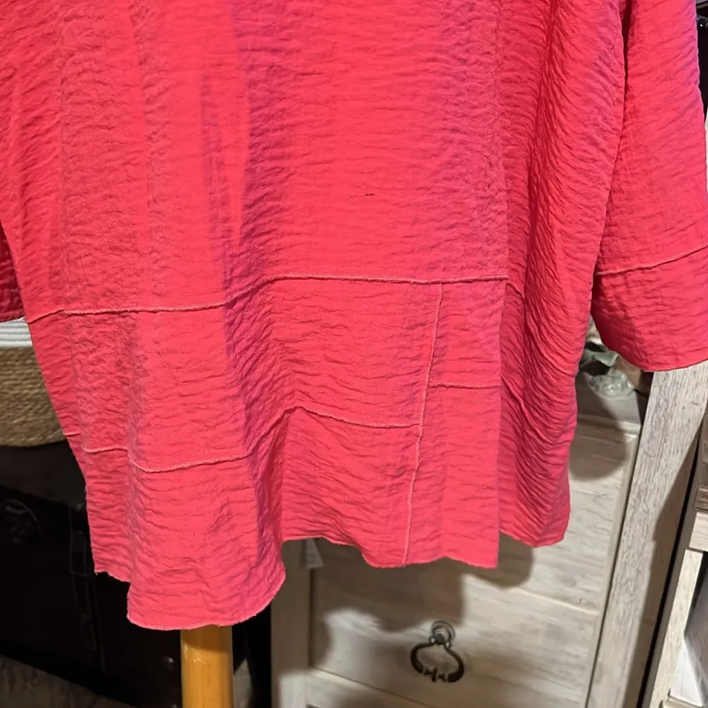 Ali Miles Vibrant Pink Tunic Top woman’s size 3X - Image 8