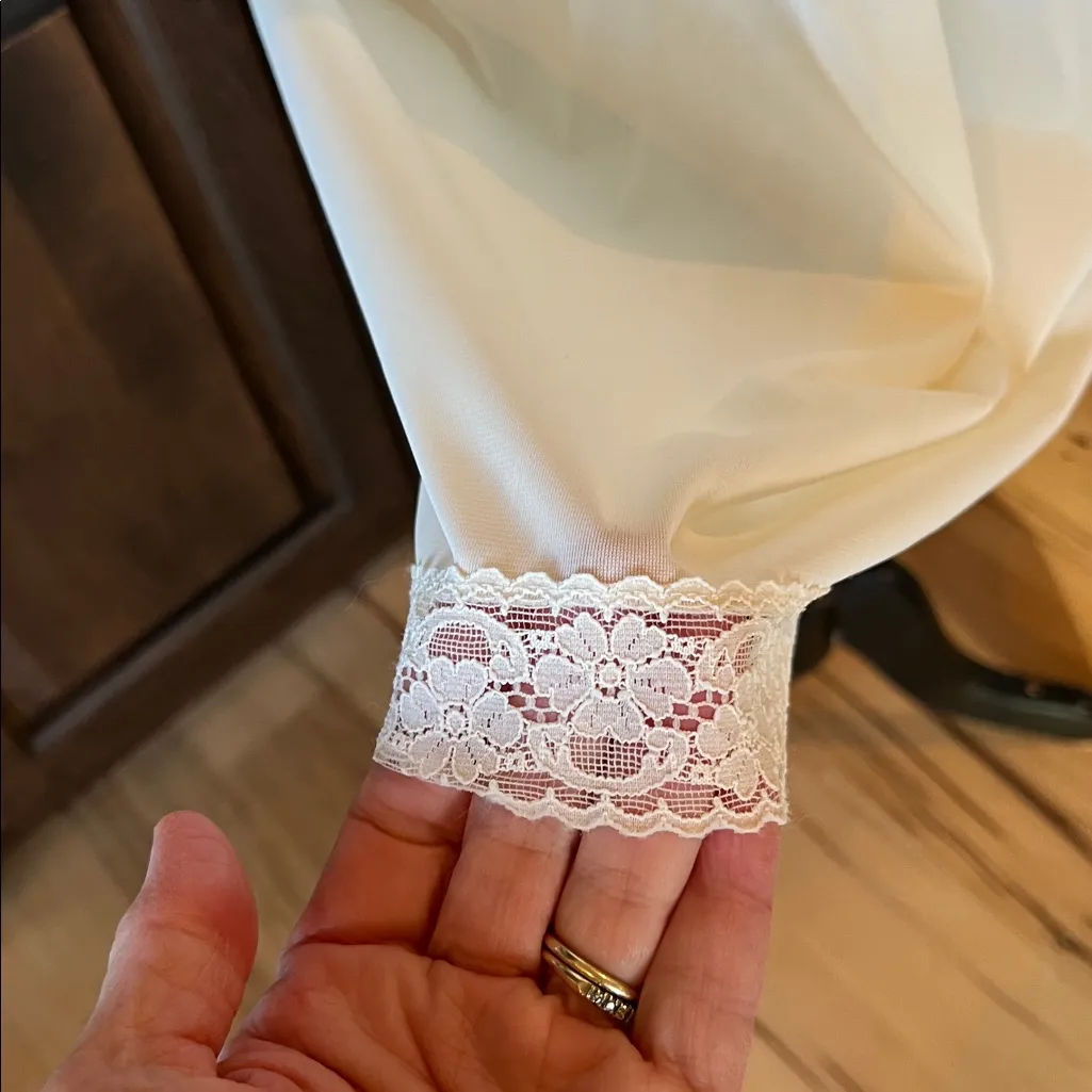 Vintage Vanity Fair Full Slip Midi Beige - Image 4