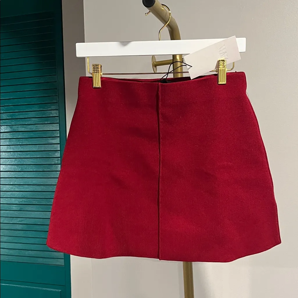 ZARA new NWT BASIC KNIT MINI SKIRT COORD - small - Image 10