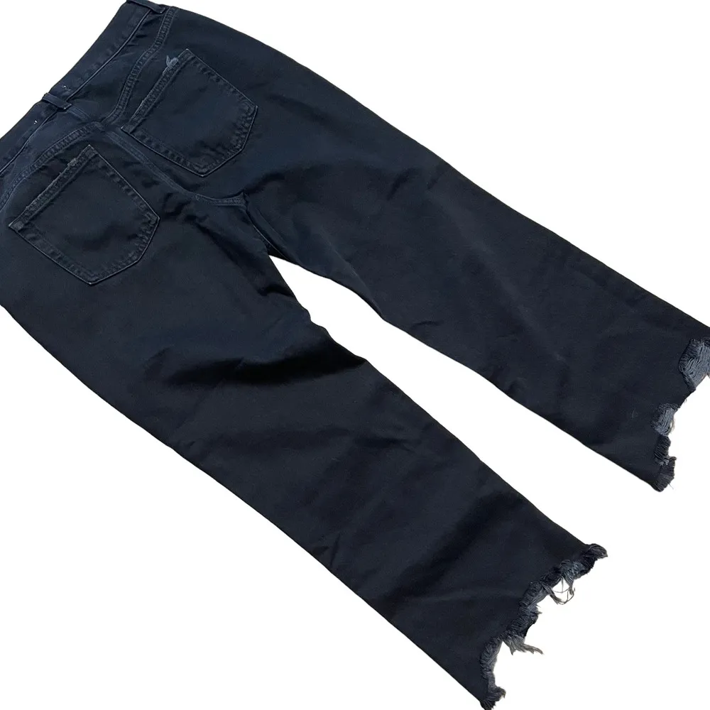 NWT Free People We The Free Maggie Mid-Rise Straight-Leg Distressed Jeans 29 - Image 13