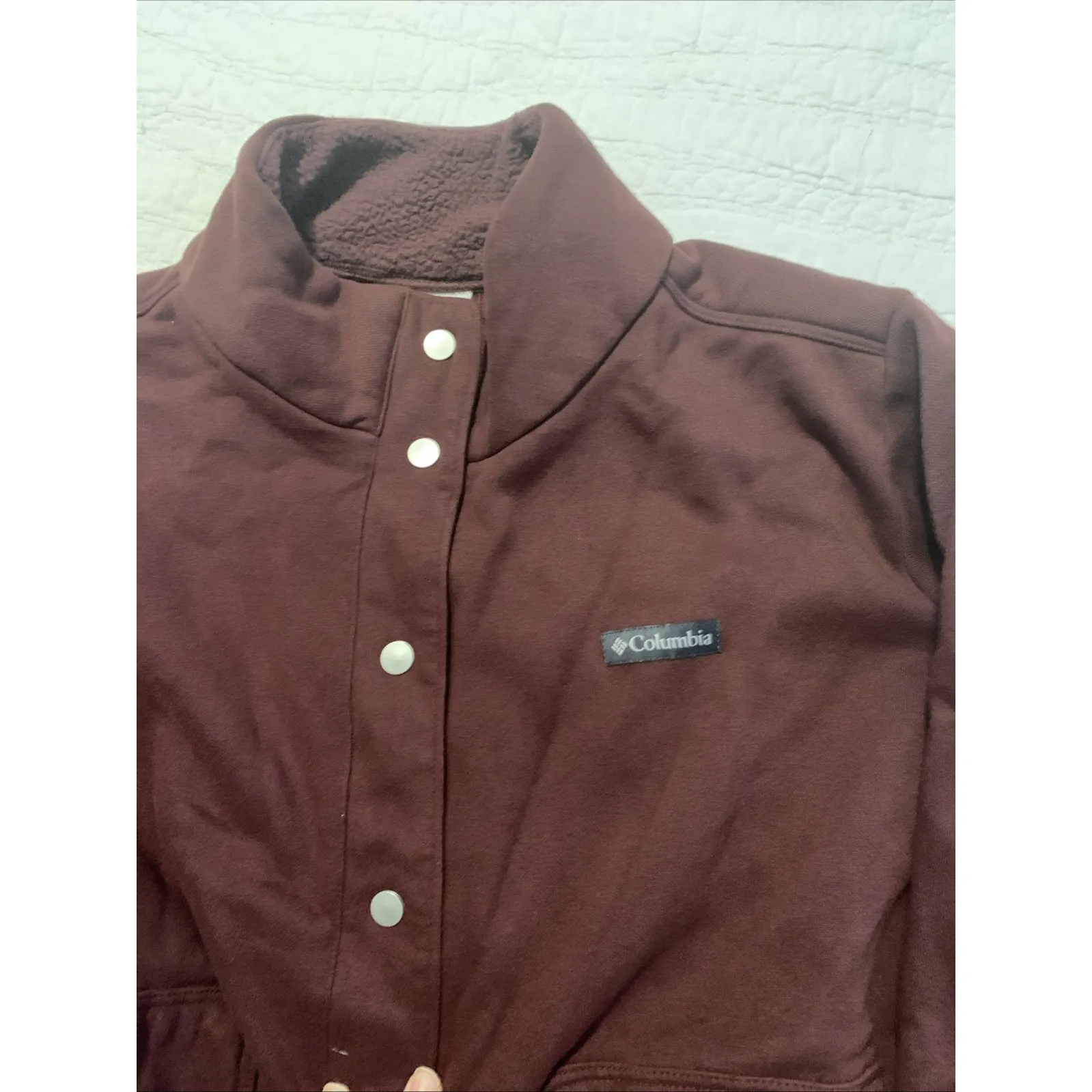 Columbia Hart Mountain Shirt Jacket Womens XXL  Snap Button Up Cotton - Image 3