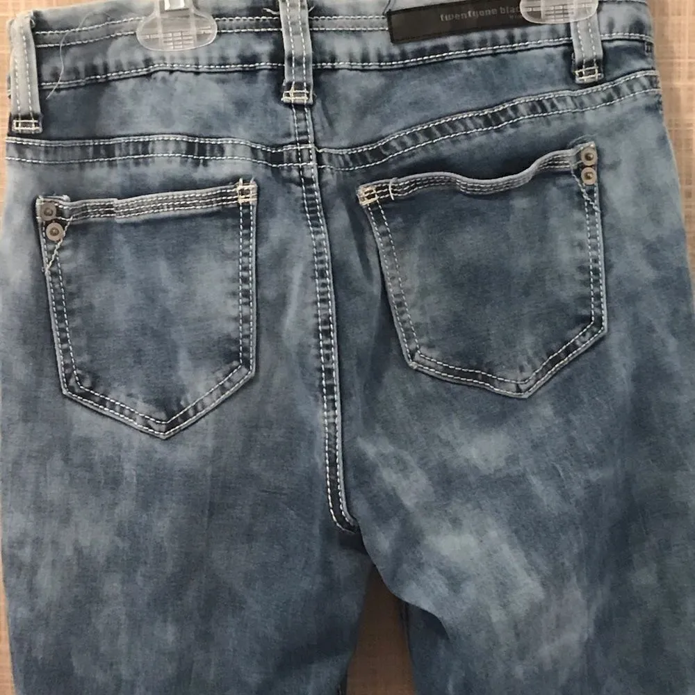 Twenty one black size 5 Jeans button juniors nice Blue - Image 4