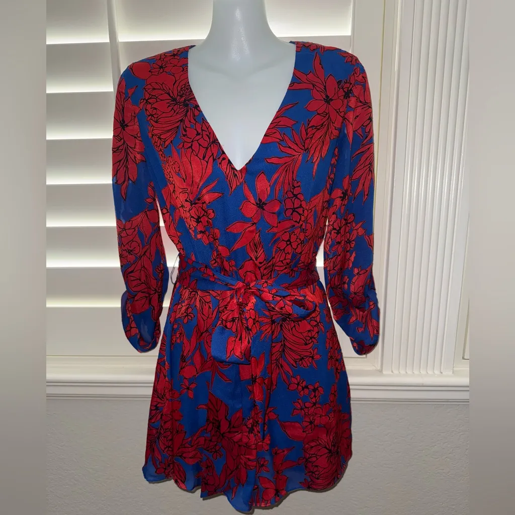 Alice + Olivia Melia Fancy Floral Romper Size 4 - Image 3