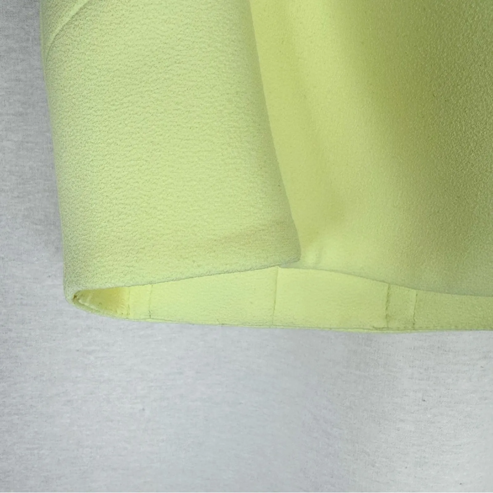 Alex Perry Rae Neon Yellow Bustier Crop Top Size 12 | Crepe Festival Party - Image 7