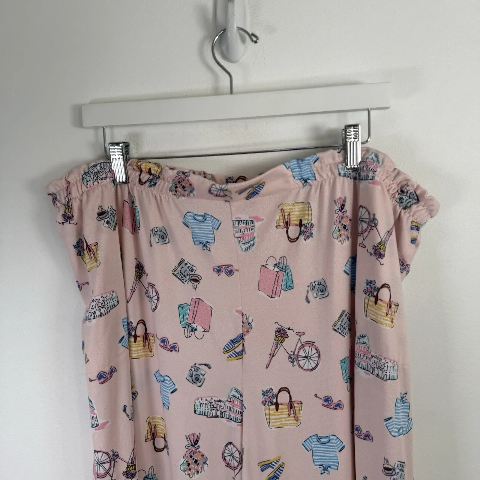 Cuddl Duds Pink Pajama Set Summer Vacation Sleep French Print Womens XXL - Image 7