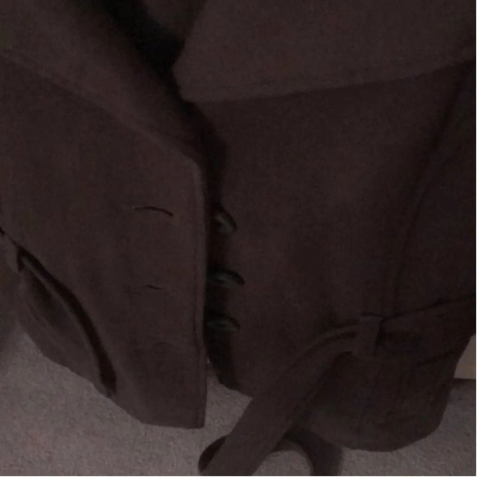 Forever 21 button down sweatshirt blazer wrap jacket L - Image 3