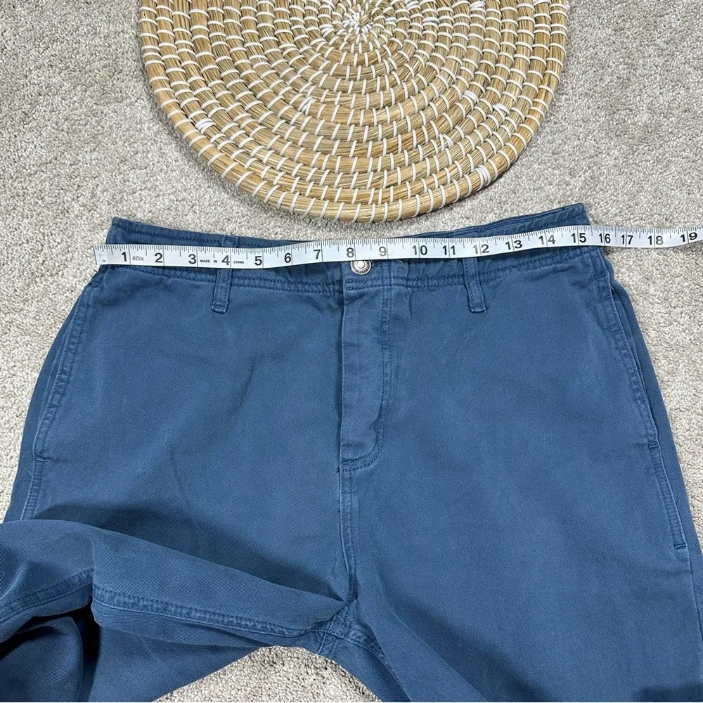 Free People Relaxed Boyfriend Chino Ankle Pants Mid Rise Contemporary in Navy 29 - Image 11