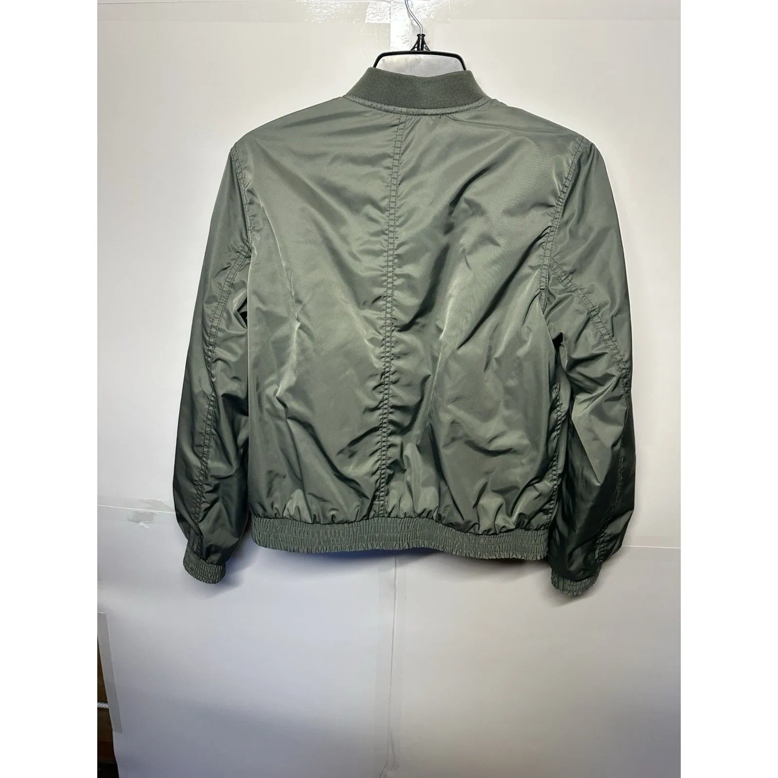 GAP Women's Light Green Jacket Size Small | Casual Lightweight Zip-Up Coat - Image 7