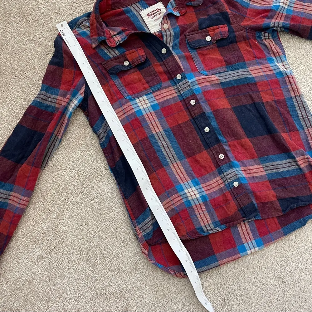 Mossimo Shirt Womens Casual Button - Image 3