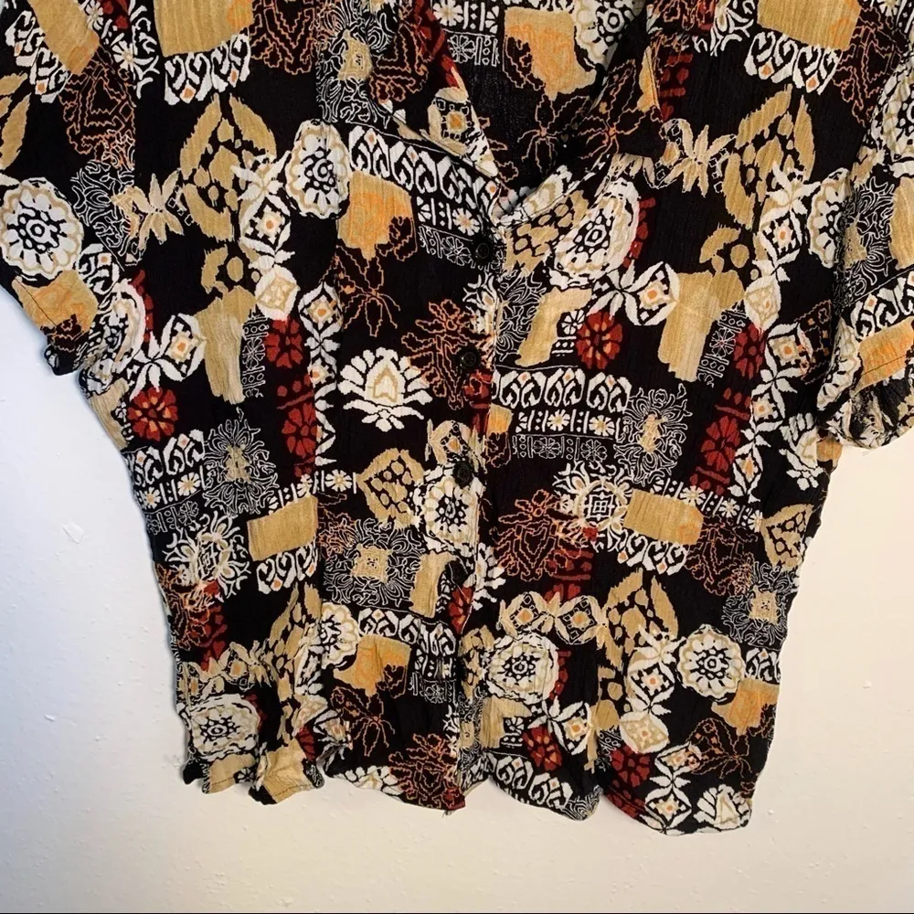 Sag Harbor Short Sleeve Button Down Black - Image 4