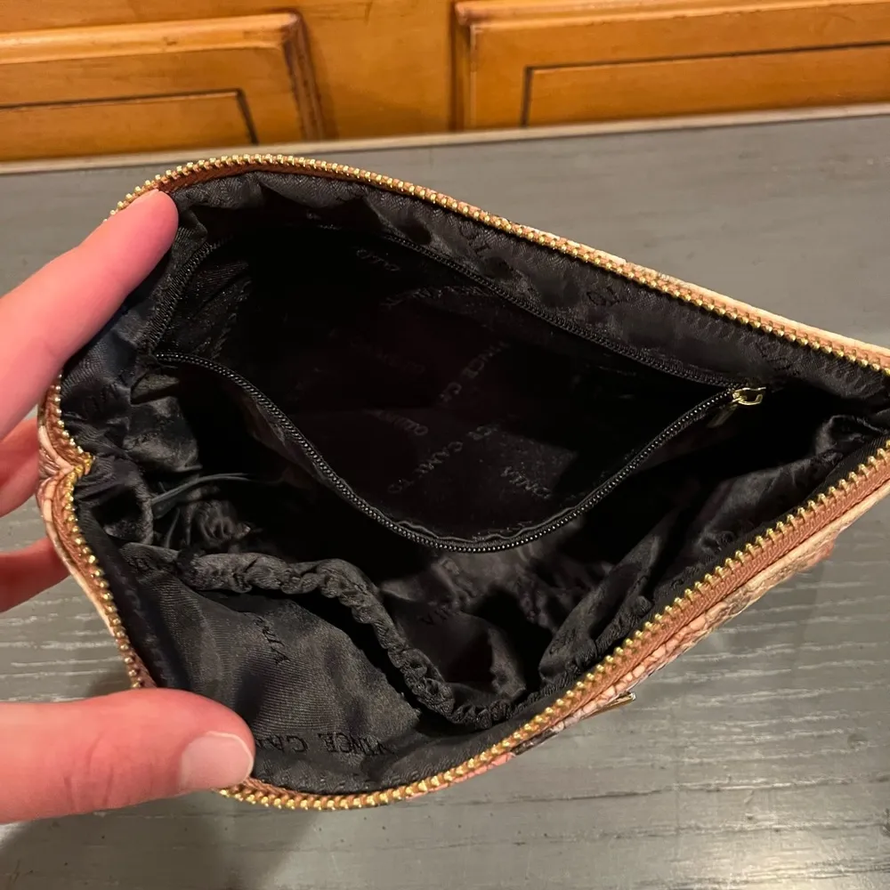 Snakeskin Animal Print Zip Cosmetic Case - Image 11