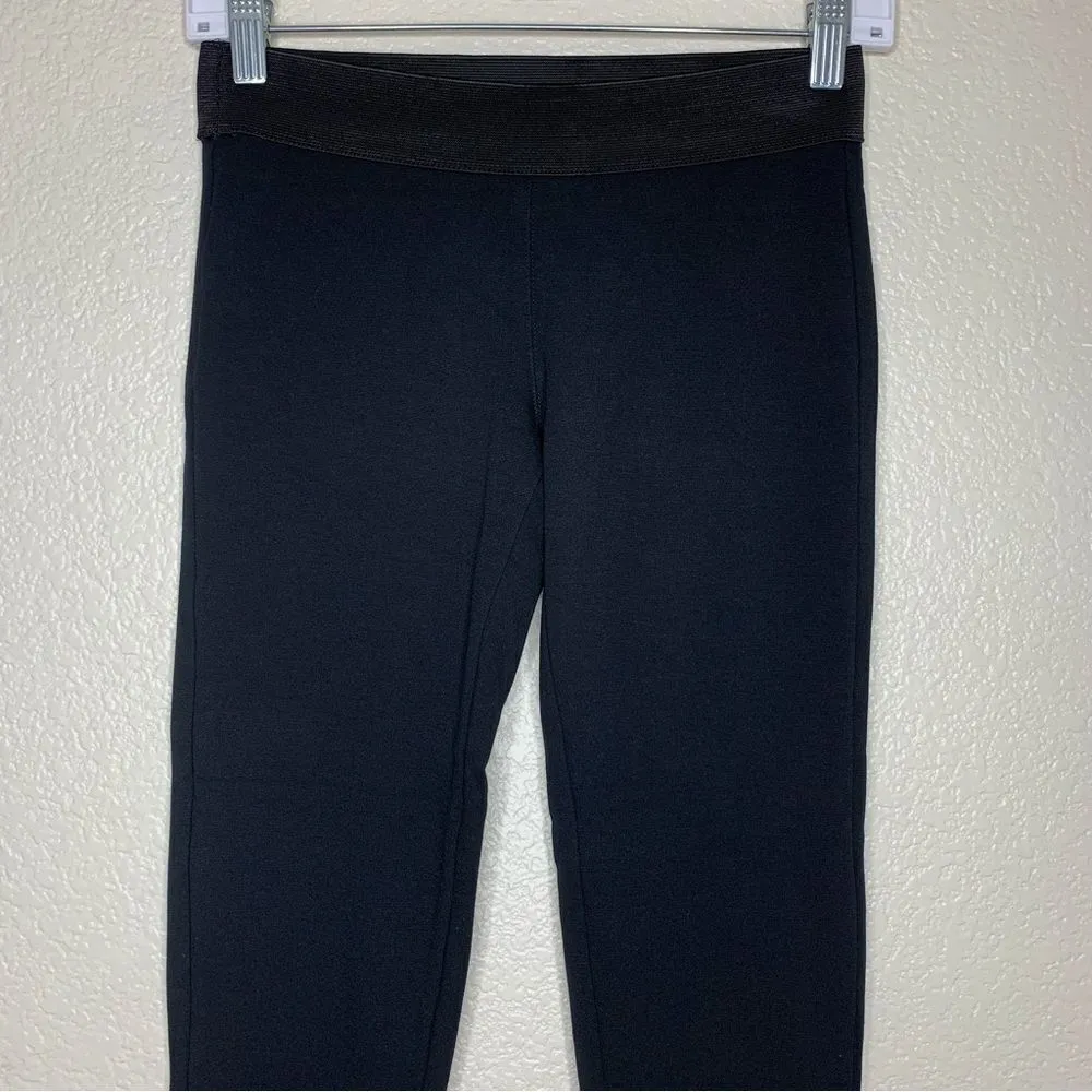 Ann Taylor Black Elastic Waist Capri Leggings - Image 2