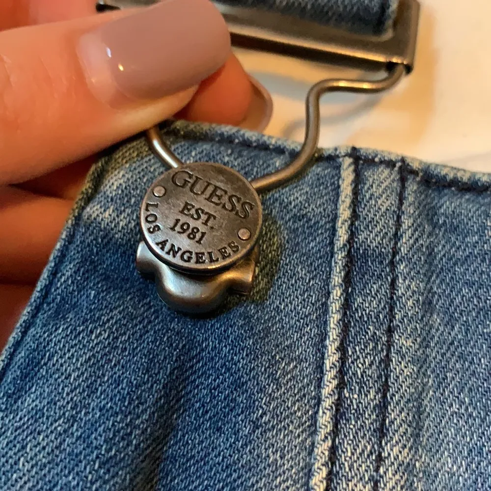 Vintage Guess Denim Overall Romper - Image 4