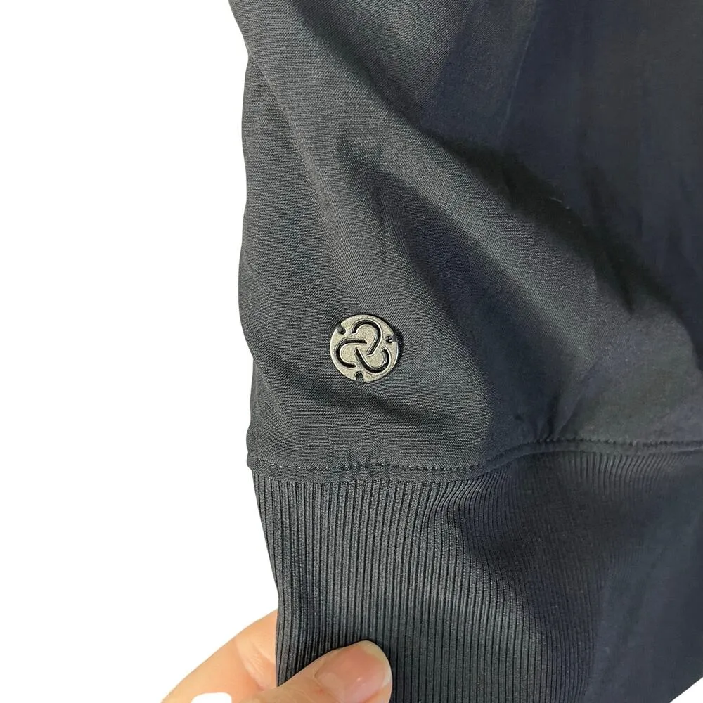 Zella‎ Black Lightweight Oversize Jacket Full Zip Size Small Athleisure Workout - Image 6