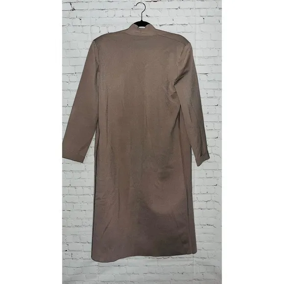 TEN by Babaton Aritzia Chrissy Cardigan Jacket Long Sleeve Open Front Chic SM Tan - Image 3