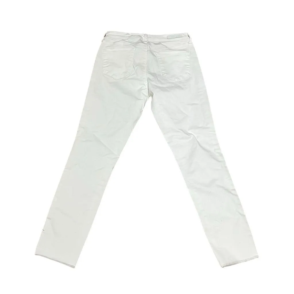 Articles of Society Women's Skinny White Jeans Size 27 Stretch Denim - Image 2