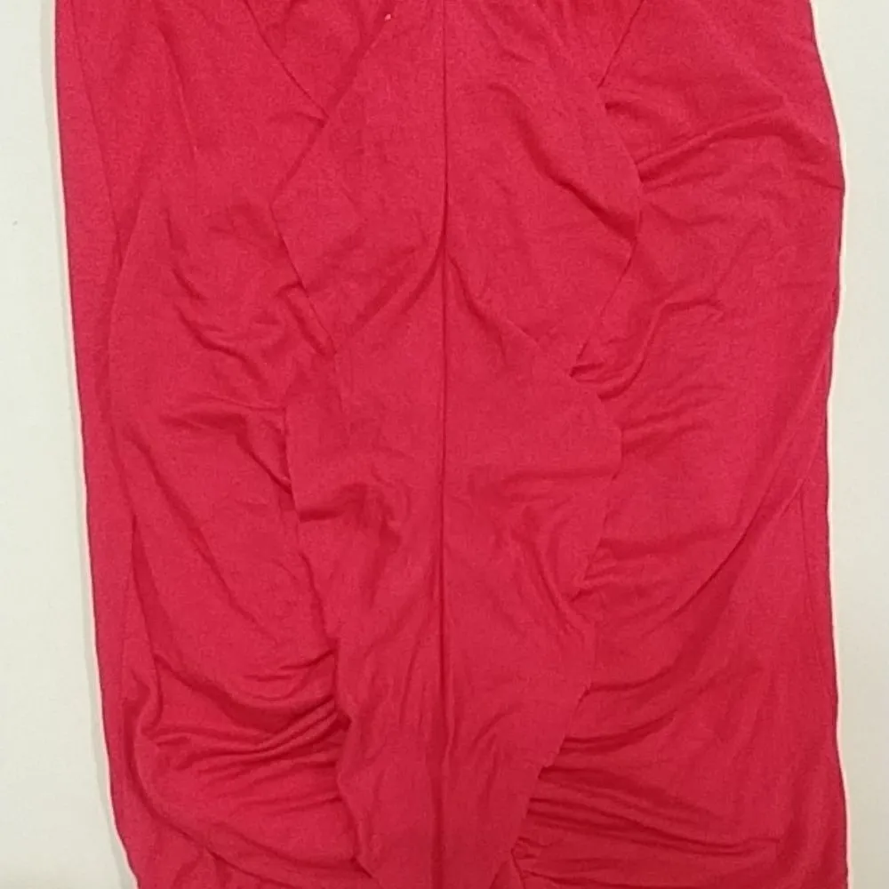 Umgee Red Dress Small NWT – Waterfall Front + Gold Embellishments - Image 7