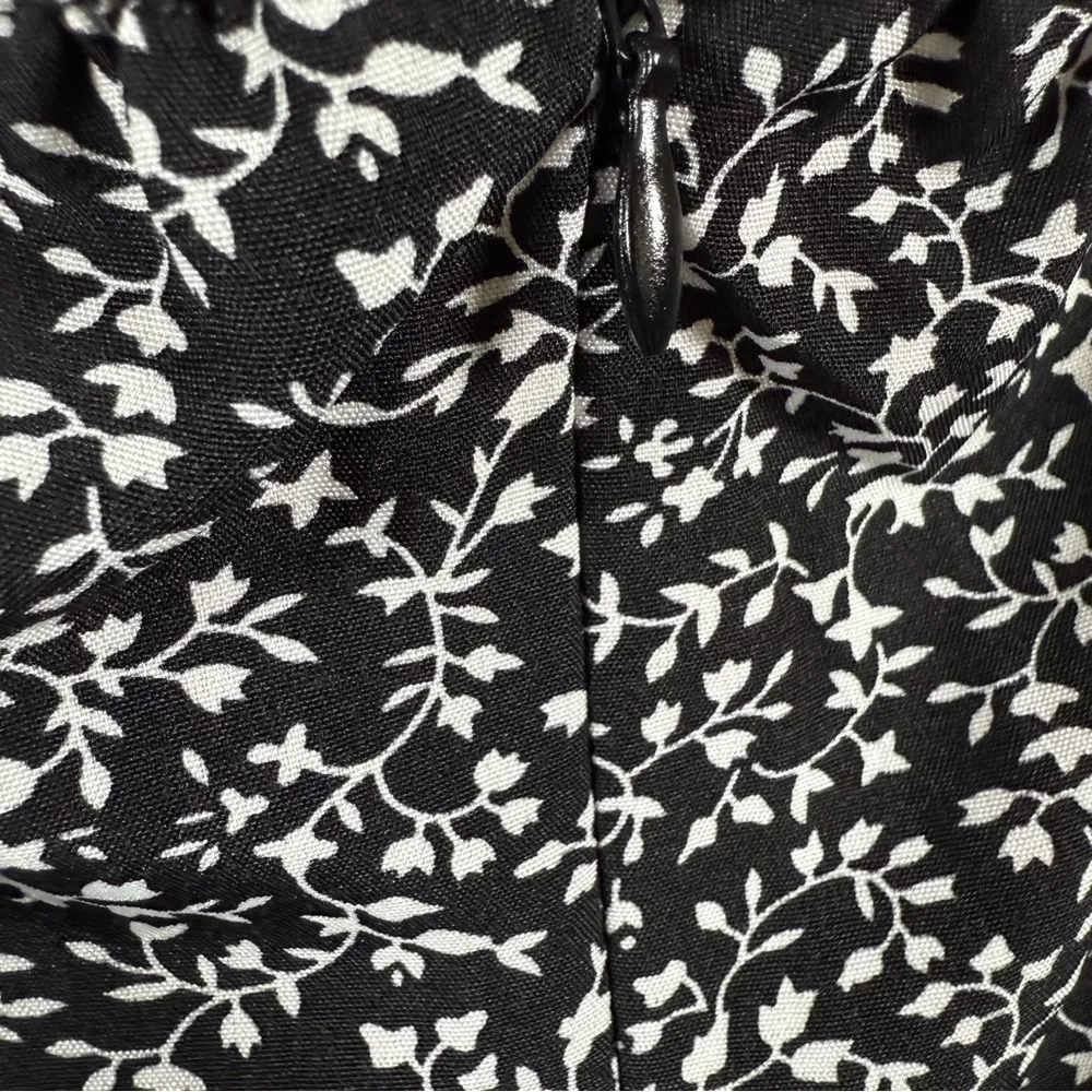 Floral Babydoll Dress Plus Size 2XL Puff Sleeve Sweetheart Neckline Milkmaid - Image 8