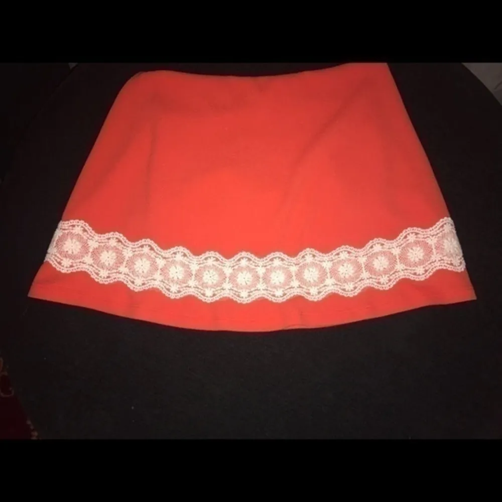 Illa Illa Orange Strapless Dress Size Medium - Image 7