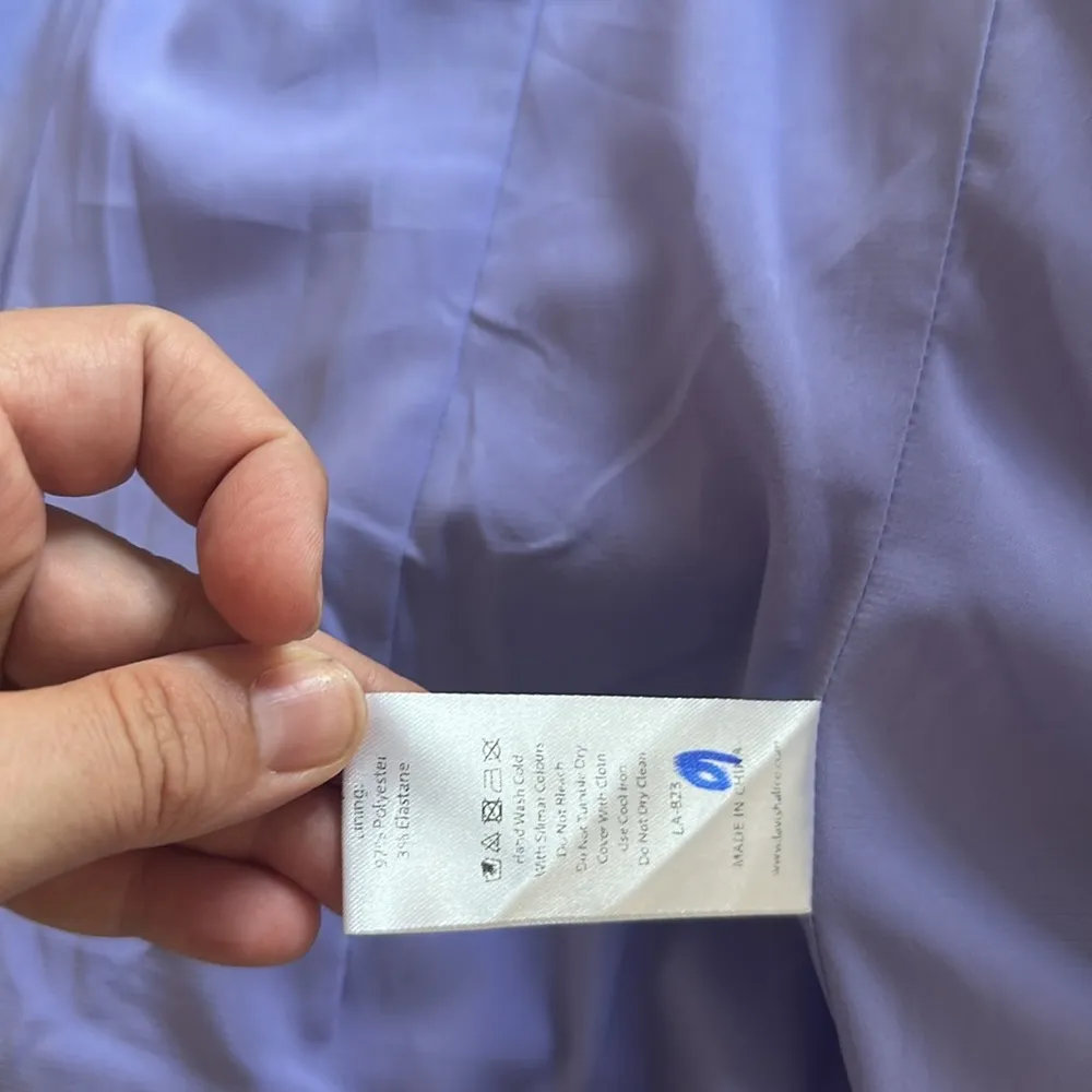 NWT ASOS Lavish Alice Bardot Double Breasted Tuxedo Jacket Lavender Lilac Sz 2 - Image 7