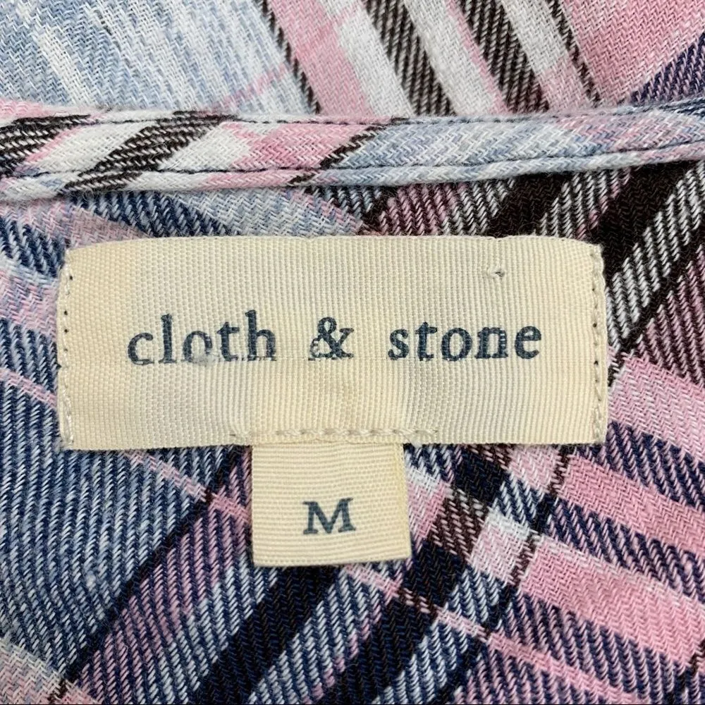 NWOT Anthropologie Cloth & Stone Linen Cotton Blend One Shoulder Top - Image 9