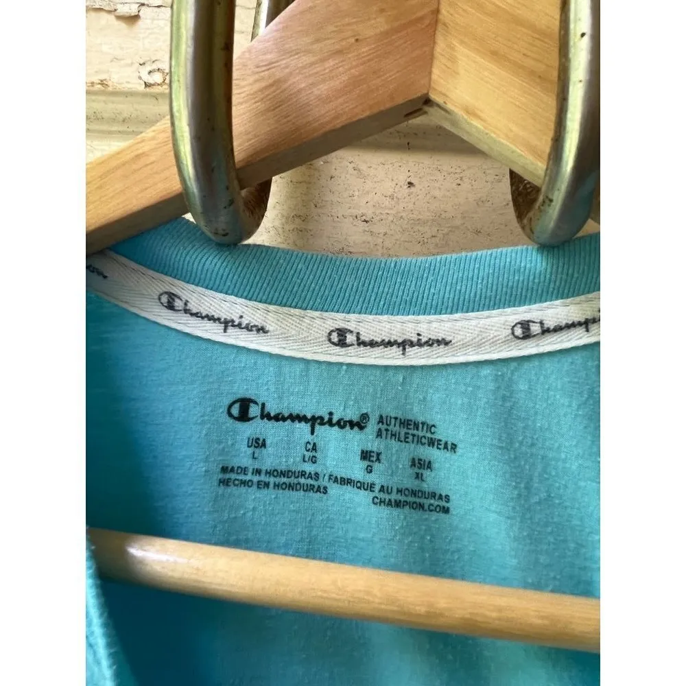 Champion women’s colorful 90s Y2K logo shirt sleeve activewear tee L set of 3 - Image 10