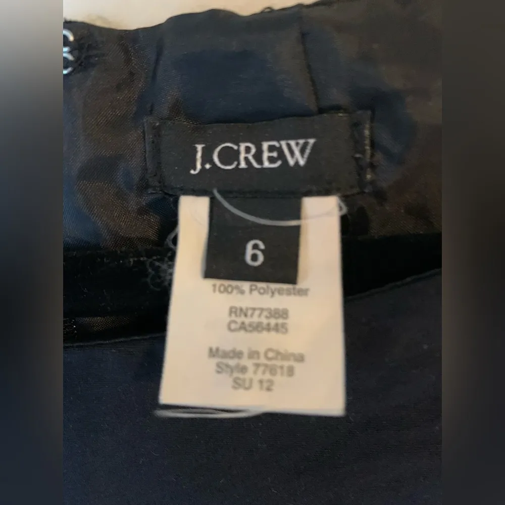 J. Crew Size 6 Lucille black sheath dress, office business work conservative - Image 3