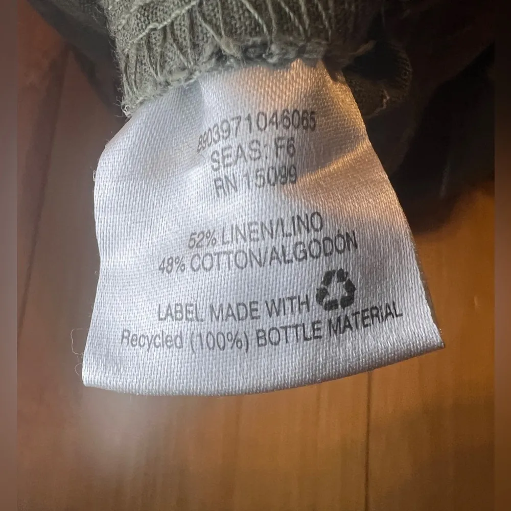 Canyon River Blues Women’s Pull-On Linen Blend Belted Striped Casual Pants|Sz:S - Image 10