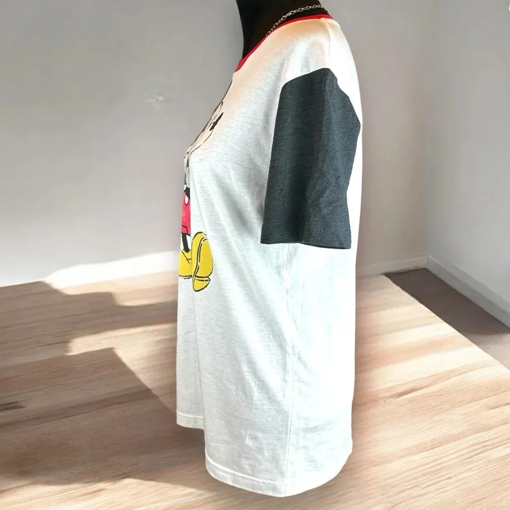 mickey mouse ringer tee Small‎ Reglan Small Retro - Image 4