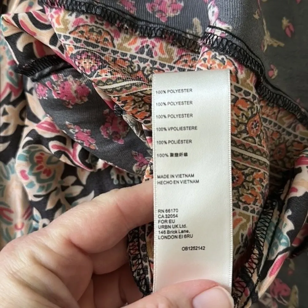 Free People Stevie Printed Long Sleeve Tunic Dress, Size S - Image 11