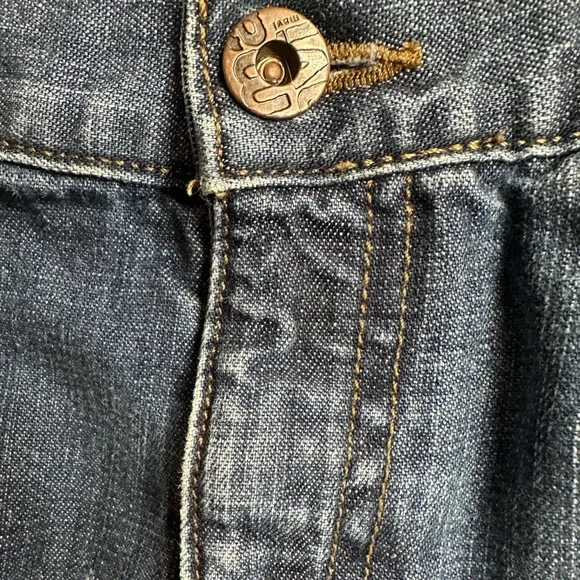 Mavi Christy‎ Classic Denim Jeans Mini Skirt Size L Retro Y2K Medium Wash Blue Size L - Image 8