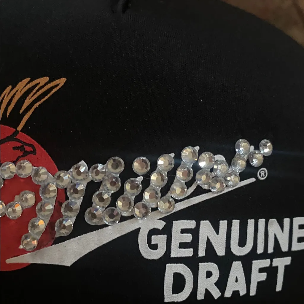 Miller Genuine draft Black Trucker Hat with Embroidery - Image 7