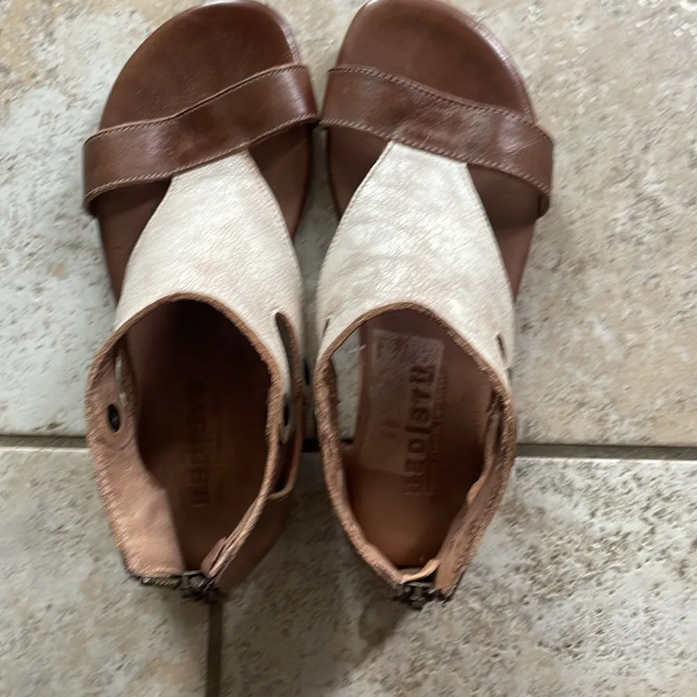 Bed Stu Soto Leather Sandal Nectar Lux Tan Rust - Image 4