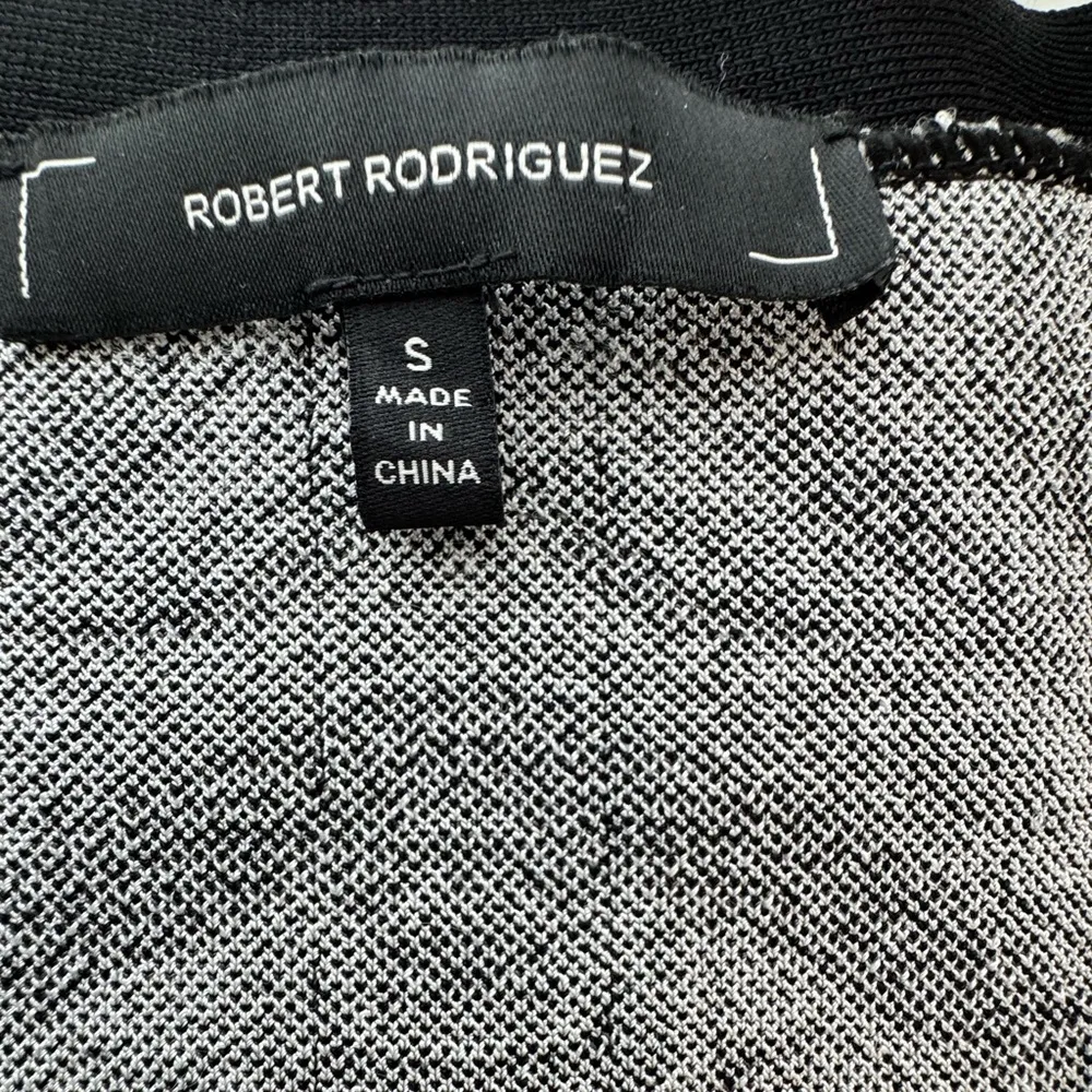 Robert Rodriguez Marbled Intarsia Graphic Jacket Size Small - Image 8