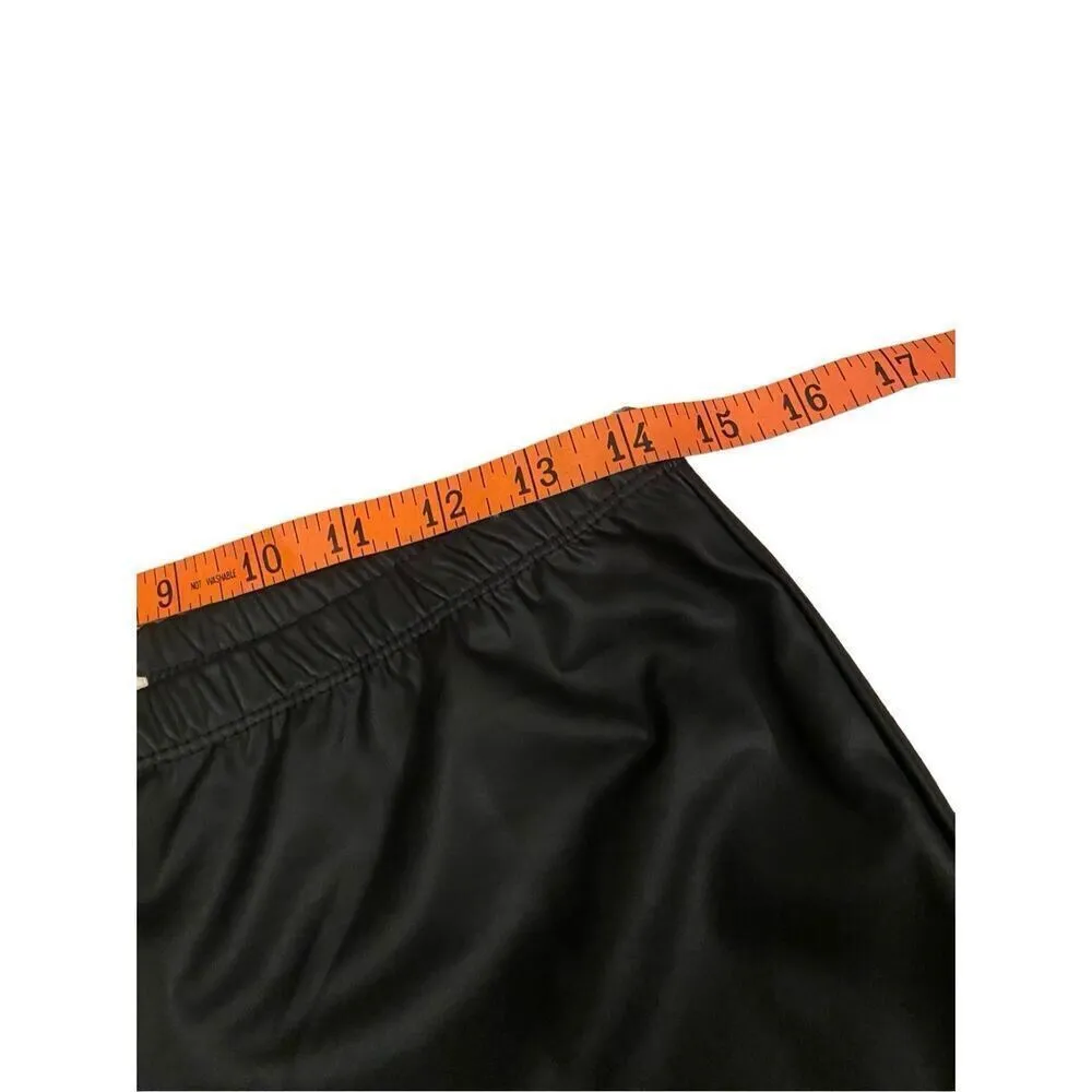 No Comment Pleather Leggings Faux Leather Festivals Rave Party - Image 9