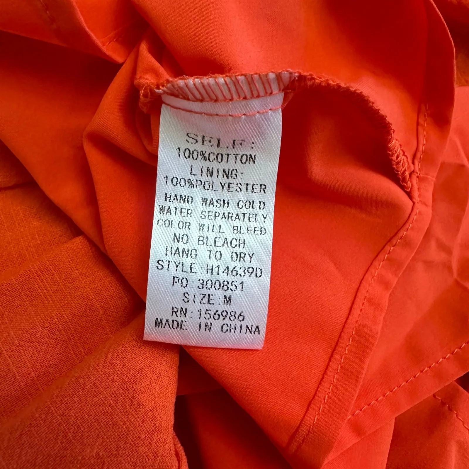 idem‎ ditto “Lex Dress” Spicy Orange Tiered Halter Mini Dress Size M NWT - Image 8