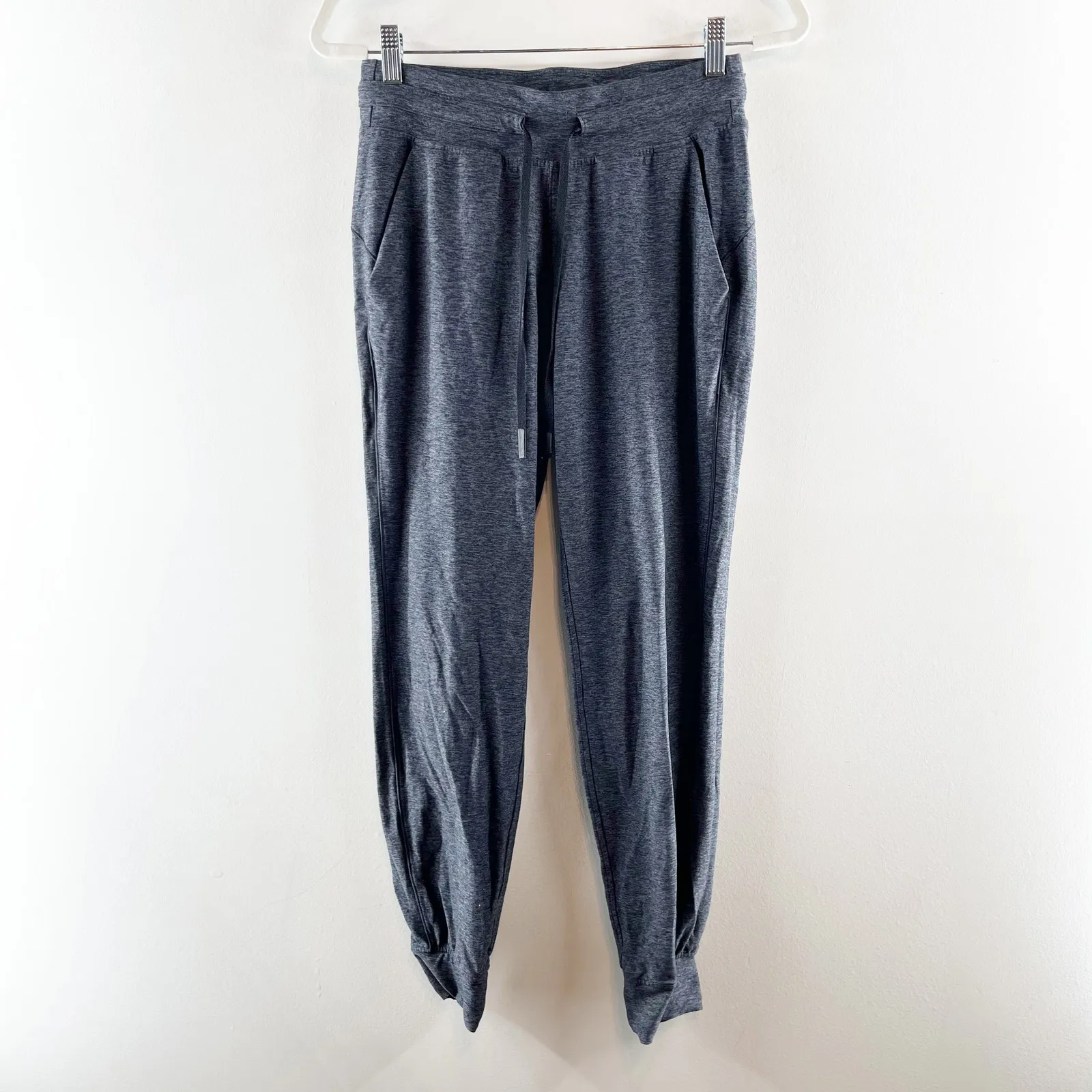 Lululemon Ready To Rulu Pant Joggers Heathered Dark Cast Black Gray 6 - Image 4
