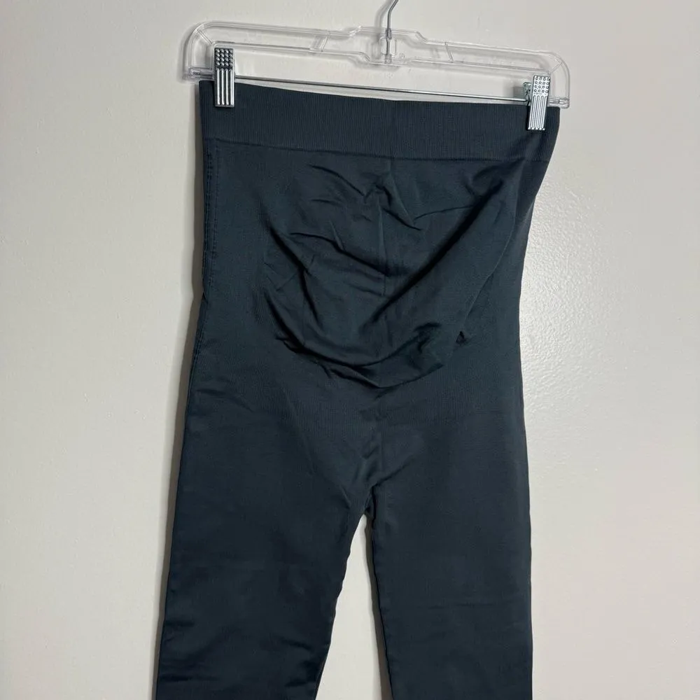 BLANQI‎ EVERYDAY Maternity Belly Support Leggings Size Medium Blue - Image 3