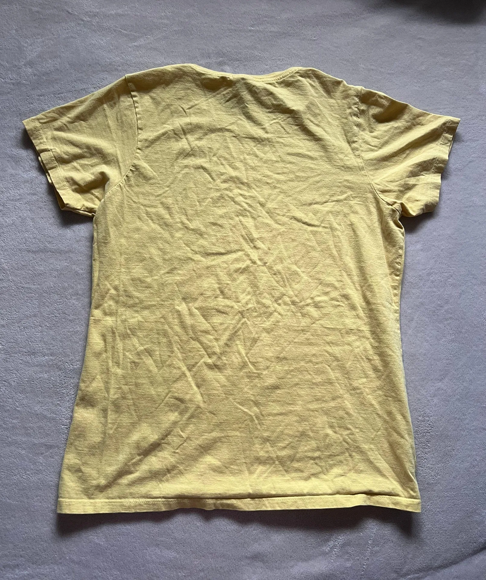 University Of Michigan Tshirt Yellow Size XL petite - Image 5