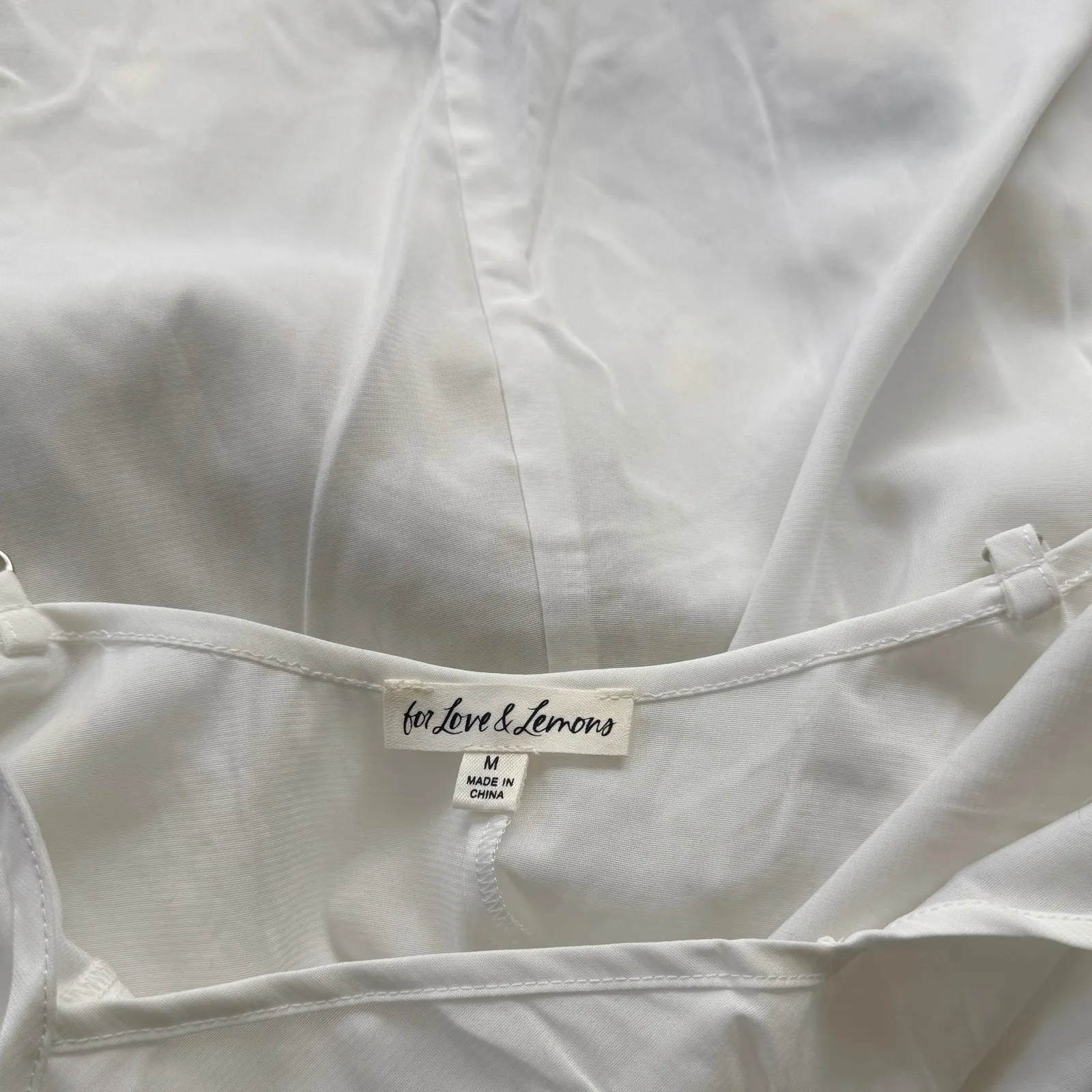 For Love & Lemons Rachel Mini Dress‎ Floral Size Medium Yellow NWT - Image 11