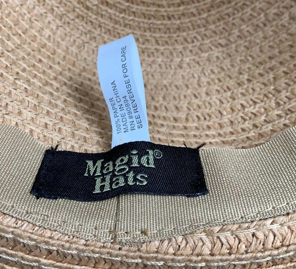 Magid hat going coastal straw floppy hat - Image 4